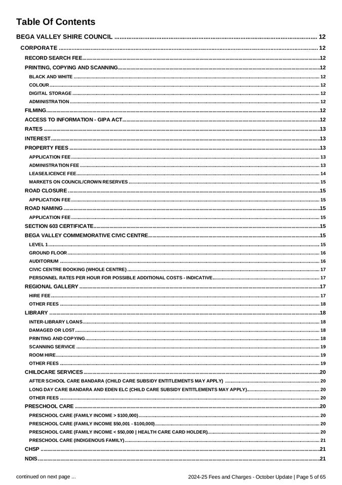 A list of information on a document

Description automatically generated