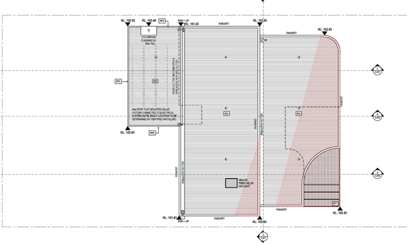 A blueprint of a building

Description automatically generated
