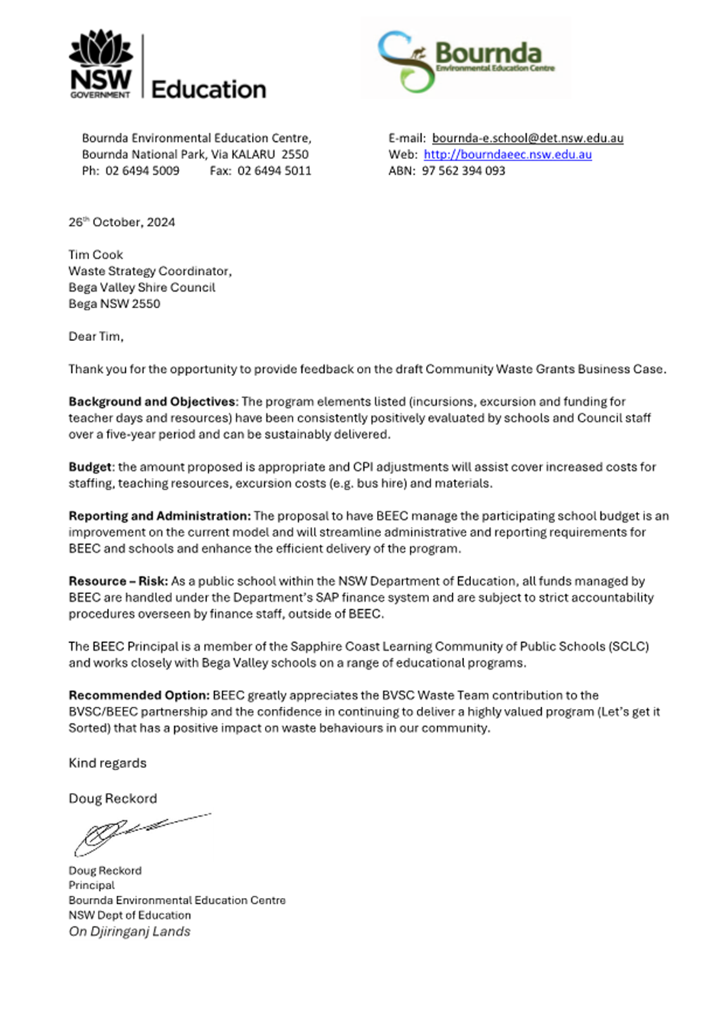 A letter of a business report

Description automatically generated with medium confidence