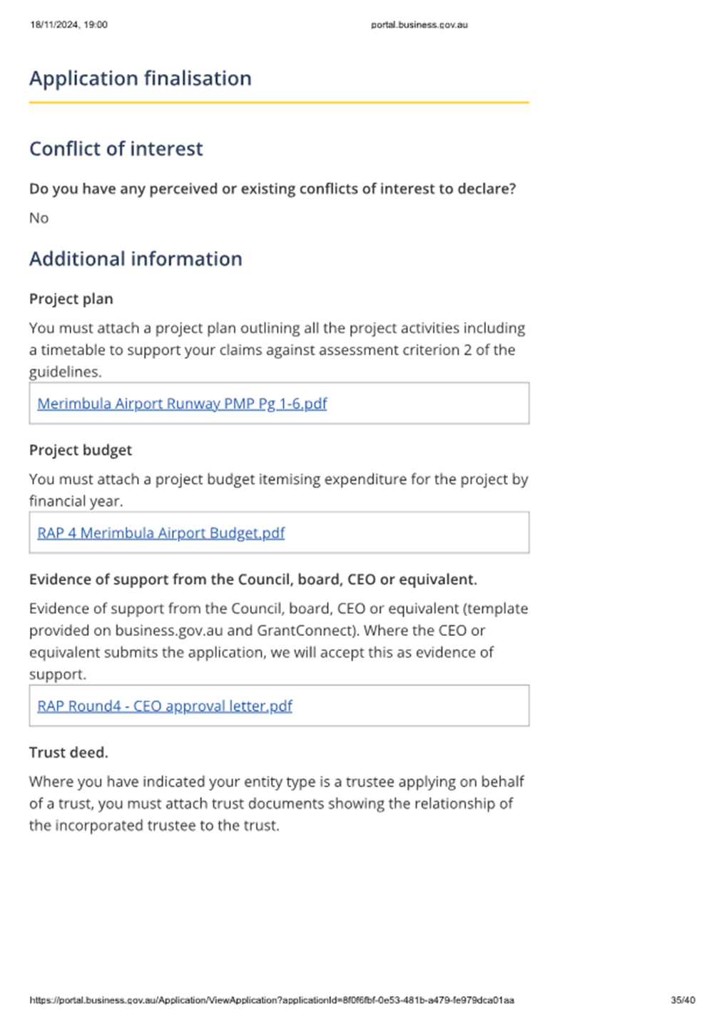 A screenshot of a project plan

Description automatically generated