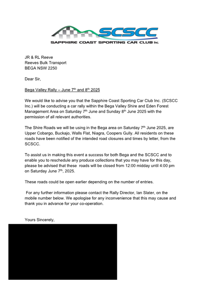 A letter to a car club

AI-generated content may be incorrect.