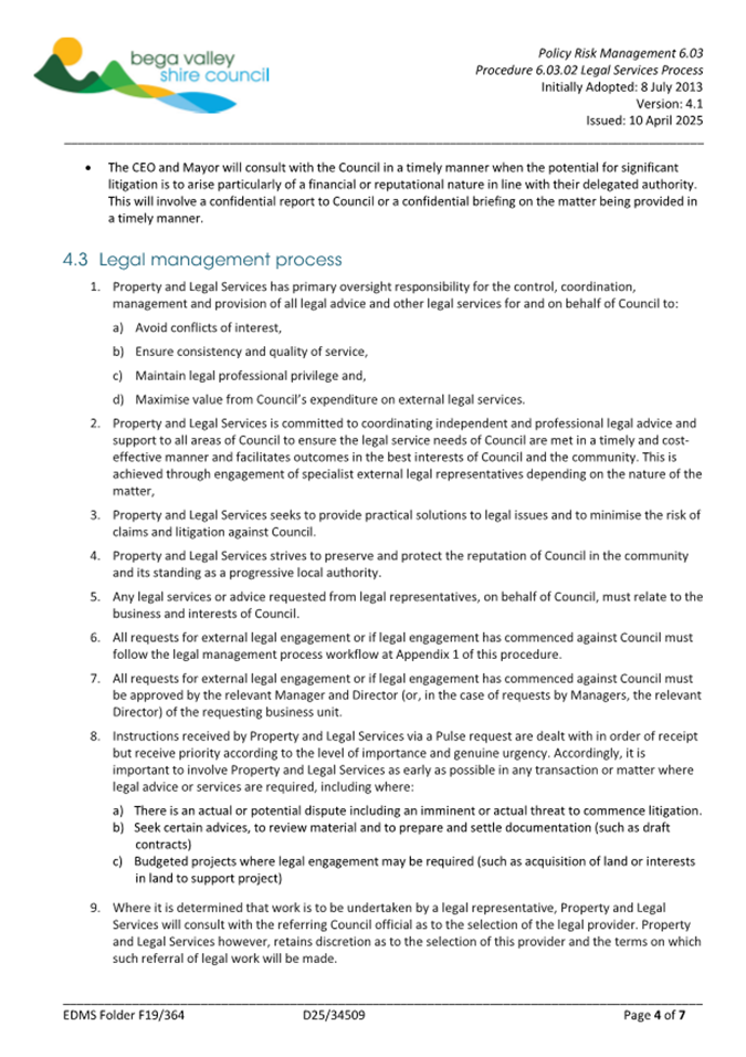 A document with text and a list of legal management

AI-generated content may be incorrect.