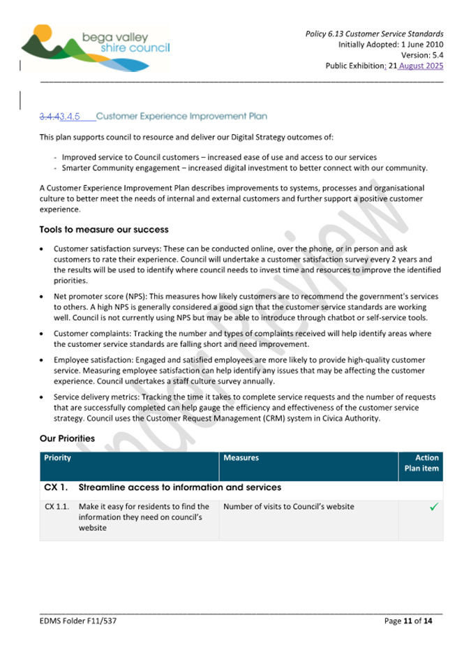 A screenshot of a customer experience plan

AI-generated content may be incorrect.