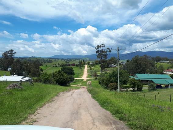 A dirt road leading to a village

AI-generated content may be incorrect.